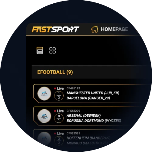 The 1Win FastSport user-friendly interface makes it easy to navigate.