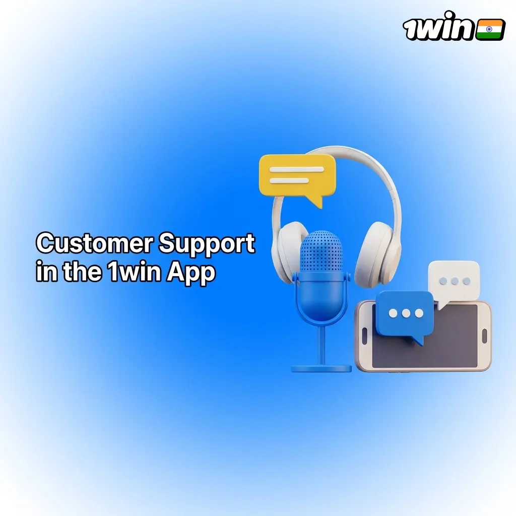 1win app customer support options including live chat, email, Telegram, and FAQ for Indian players