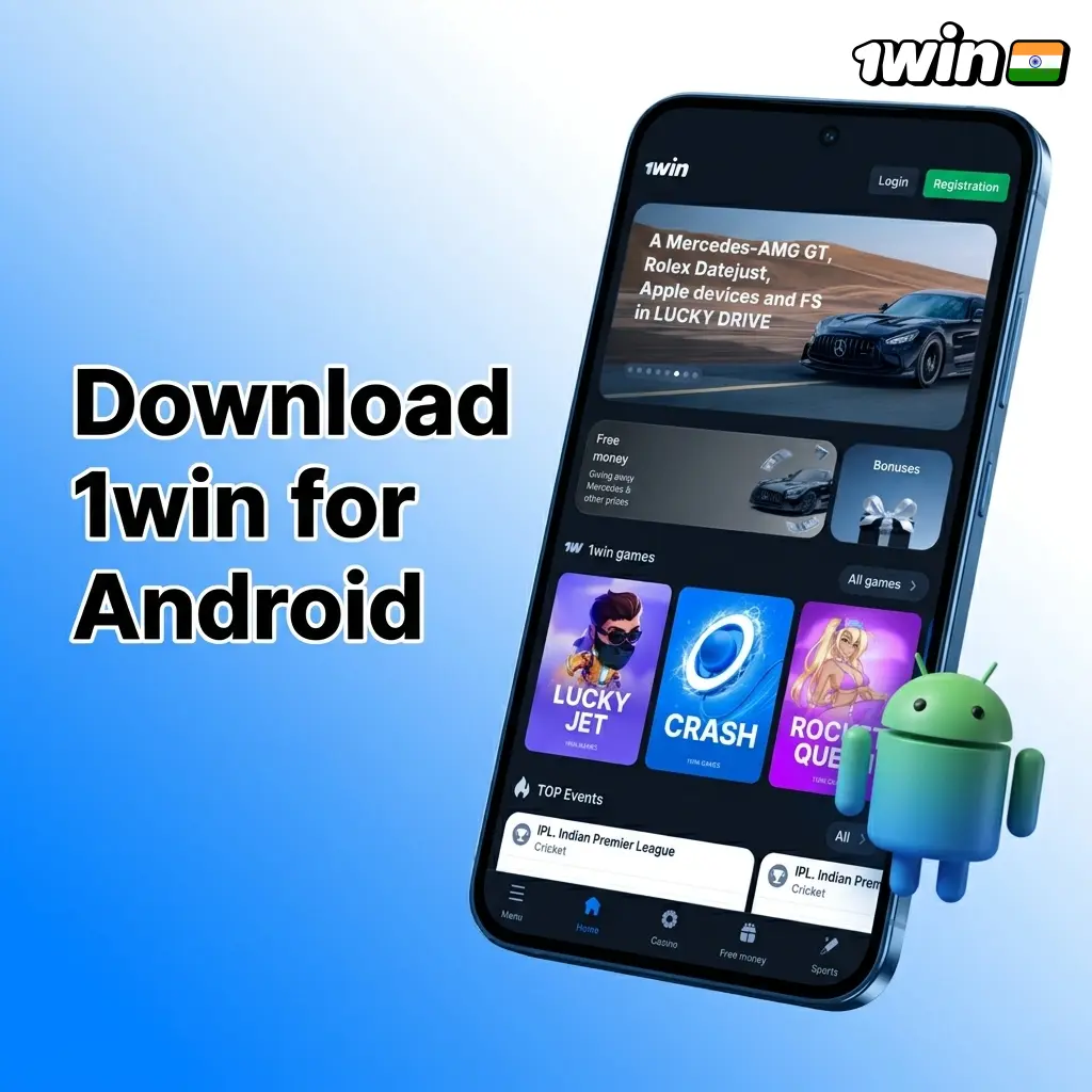 1win Android APK download guide for Indian smartphones like Realme, Redmi and Samsung running Android 5.0+