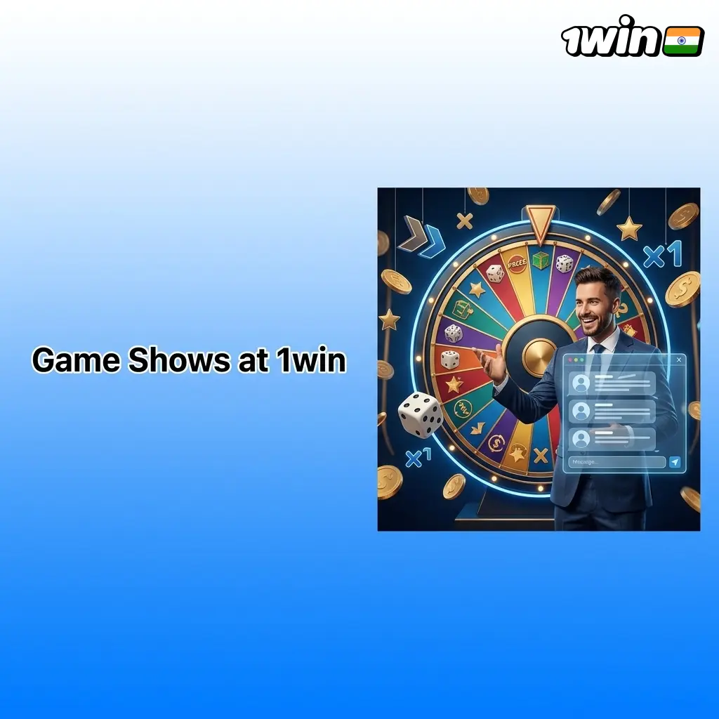 Live casino game shows at 1win featuring Crazy Time, Monopoly Live and Dream Catcher with real presenters and big multipliers