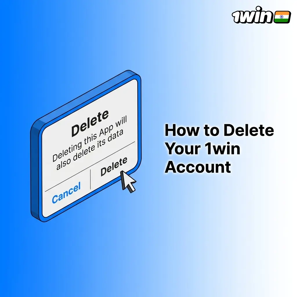 Steps to delete a 1win account including settings navigation, identity confirmation, and support contact options