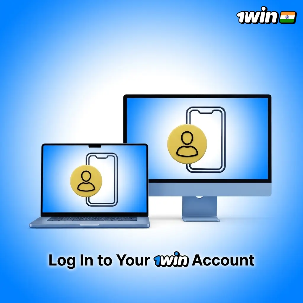 1win account login page showing email, password fields and Log In button for returning players to access their account