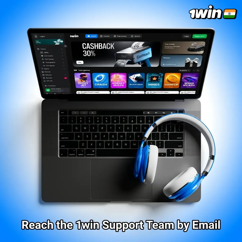 1win support team email contact at support@1win.xyz for account issues, disputes, and technical queries in India