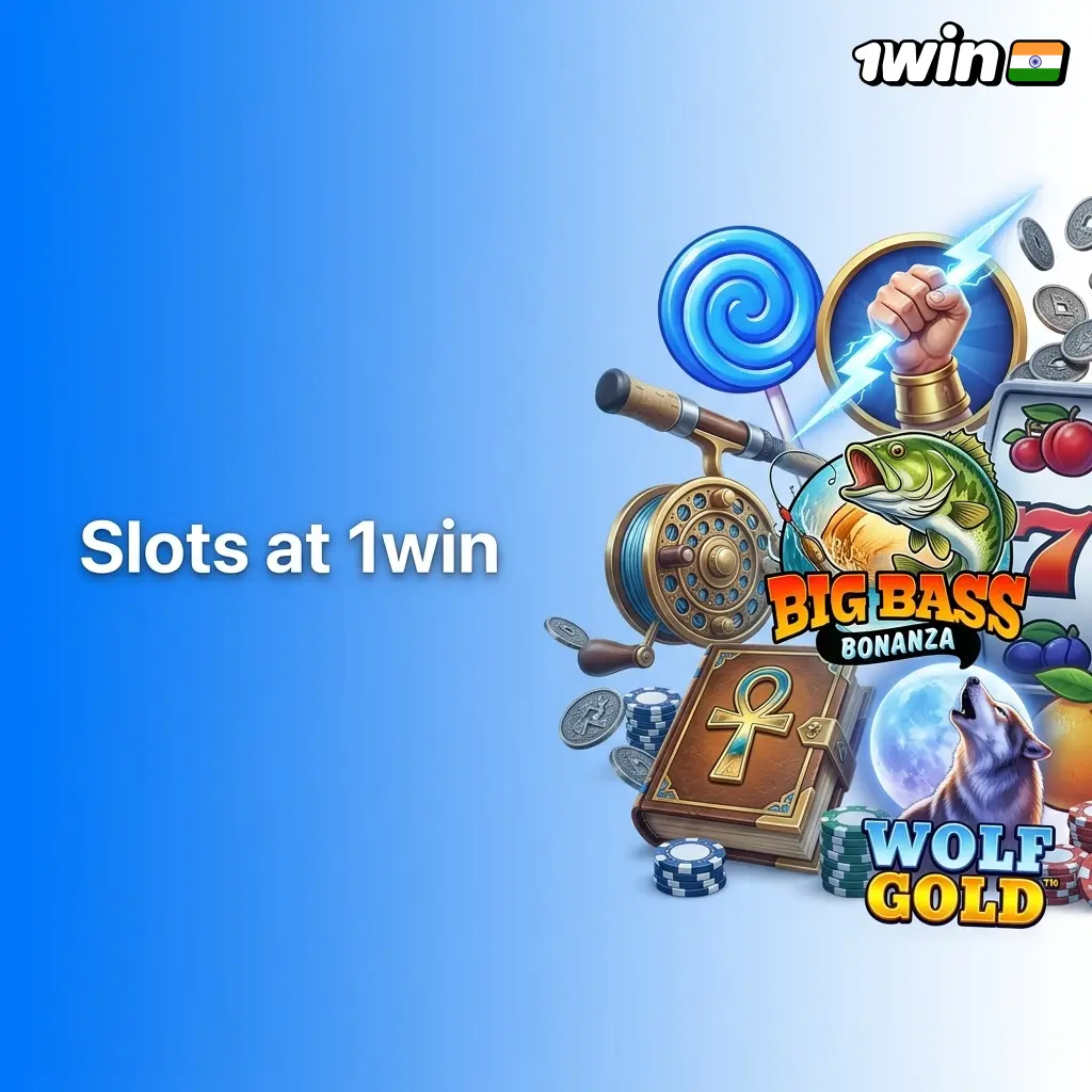 Slots lobby at 1win featuring popular titles like Sweet Bonanza and Gates of Olympus with RTPs up to 98%